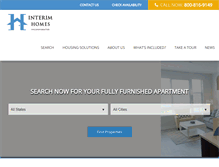 Tablet Screenshot of interimhomes.net